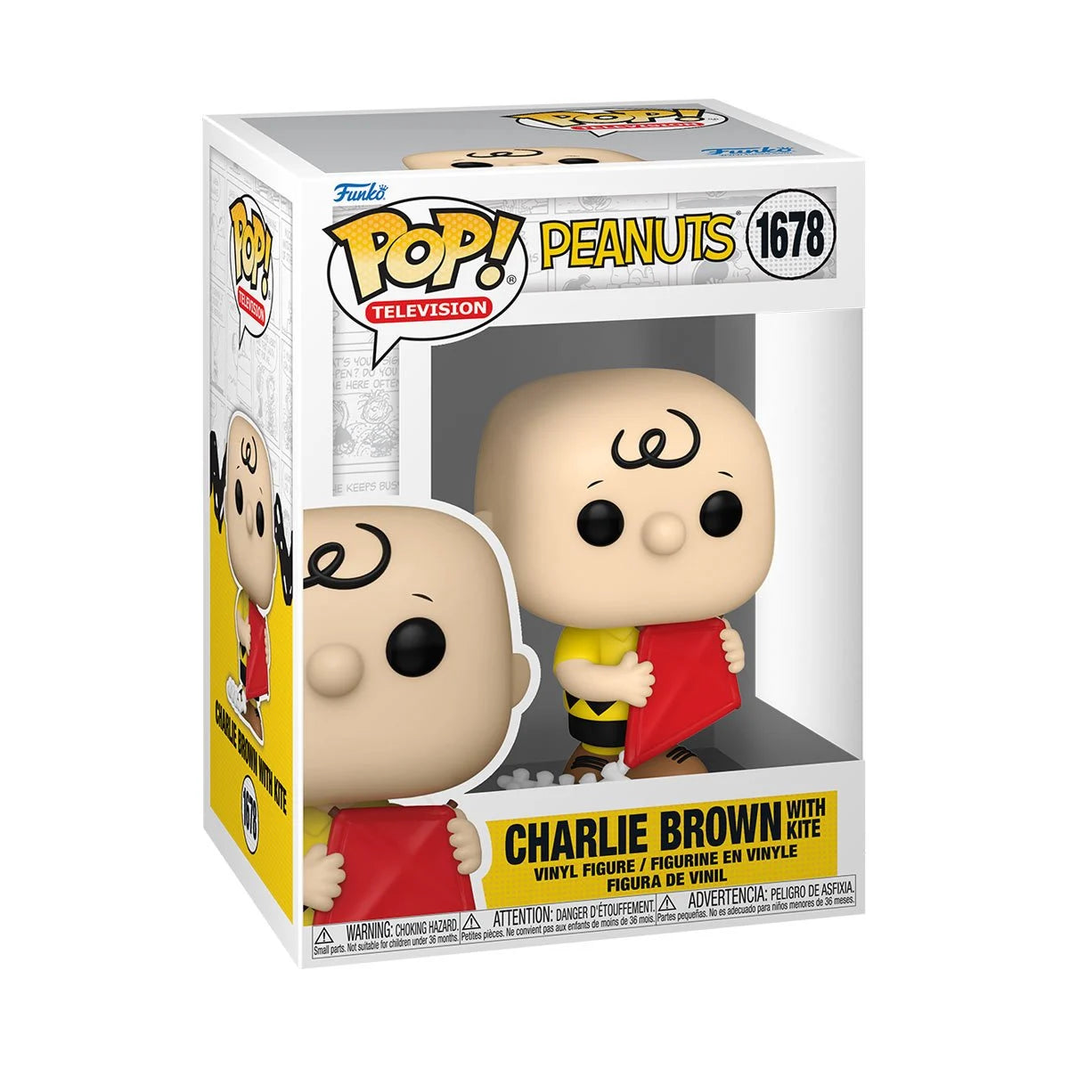 Peanuts Charlie Brown with Kite Funko Pop Vinyl Figure #1678 - Outer Limit Toys