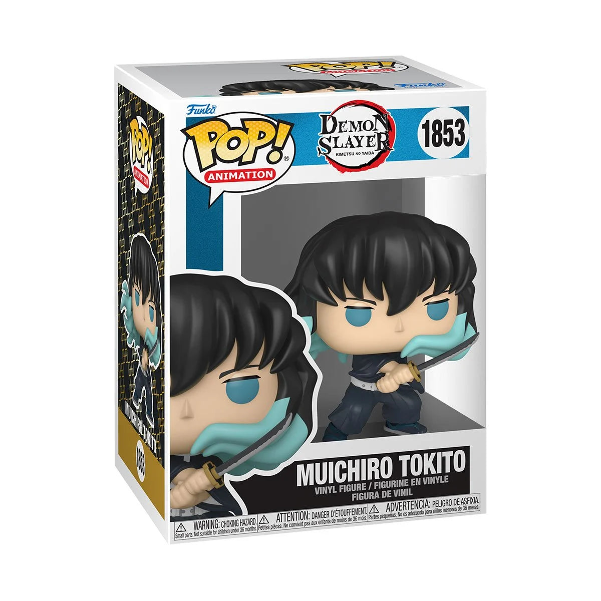 Demon Slayer Muichiro Tokito (Attack) Funko Pop Vinyl Figure #1853 - Outer Limit Toys