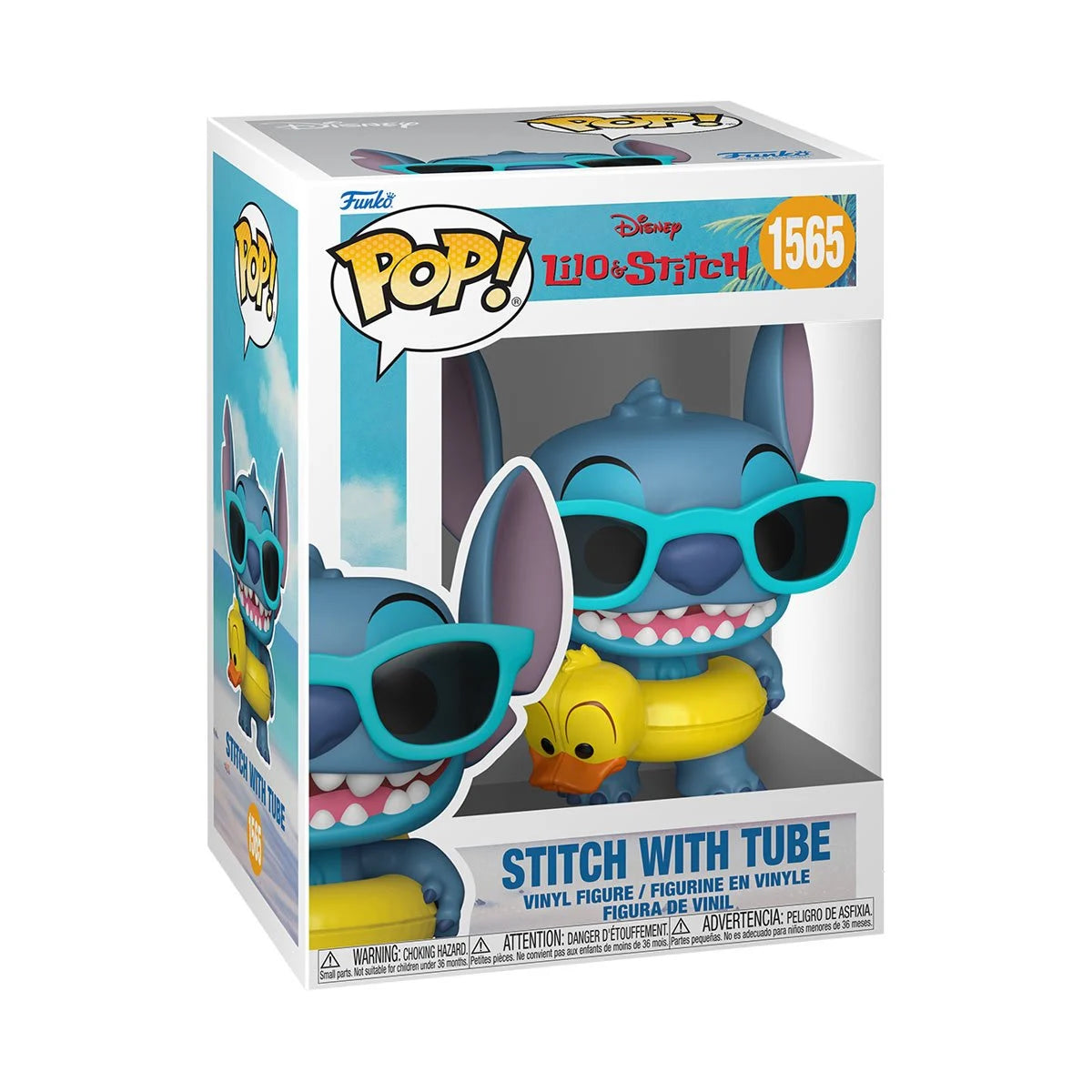 Lilo & Stitch Stitch with Tube Funko Pop! Vinyl Figure #1565 - Outer Limit Toys