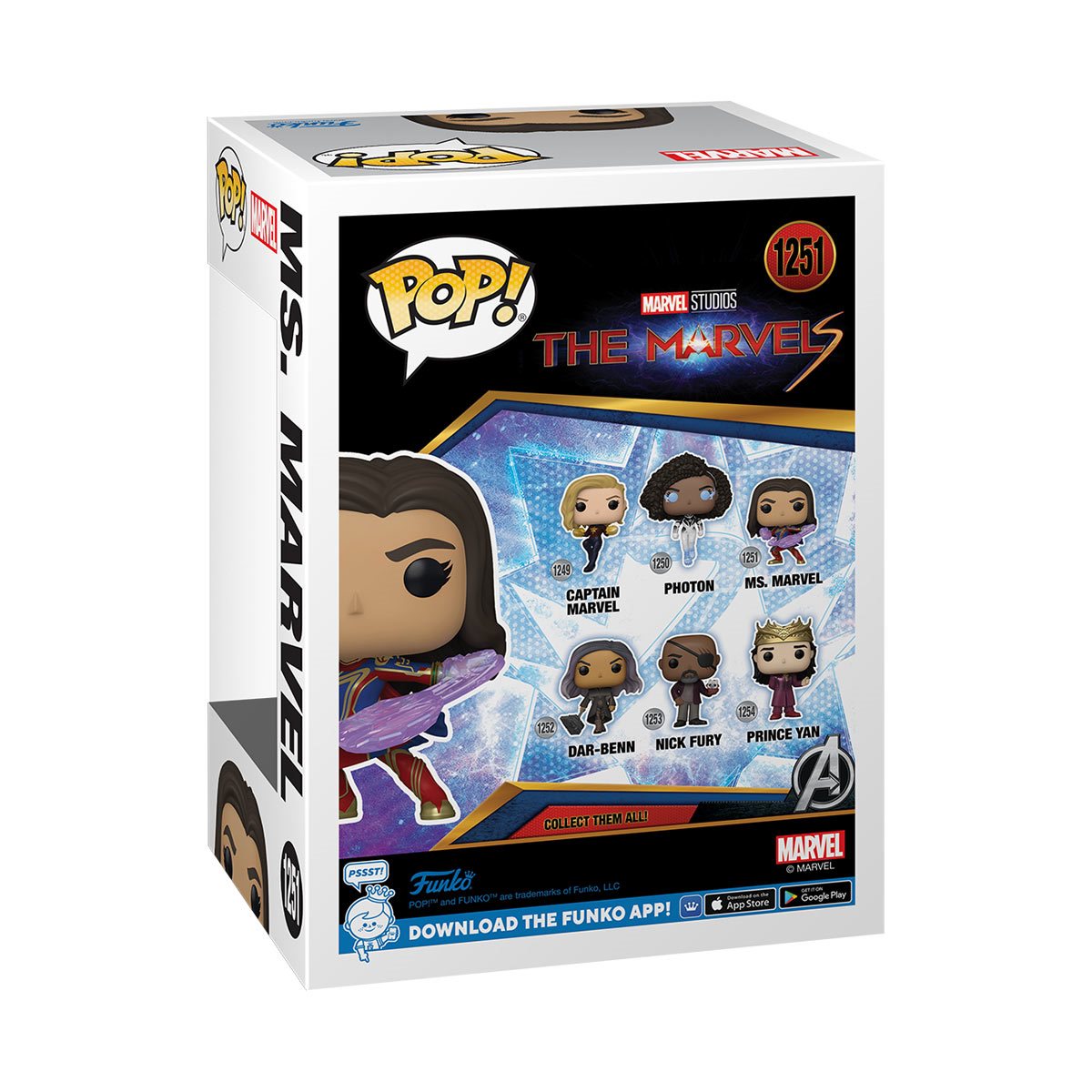 The Marvels Ms. Marvel Funko Pop! Vinyl Figure #1251 - Outer Limit Toys