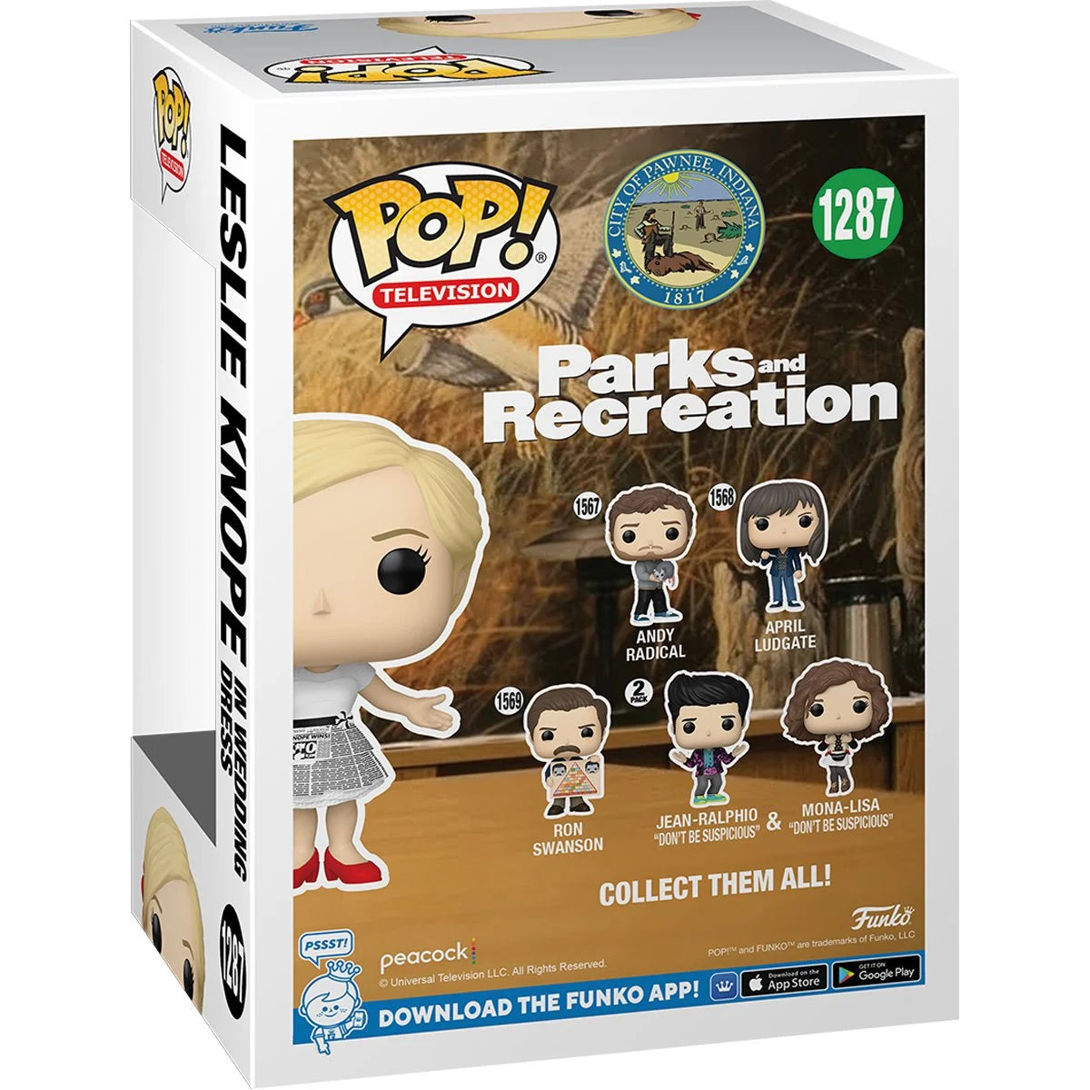 Parks and Recreation Leslie Knope in Wedding Dress Funko Pop! Vinyl Figure #1287 - Outer Limit Toys