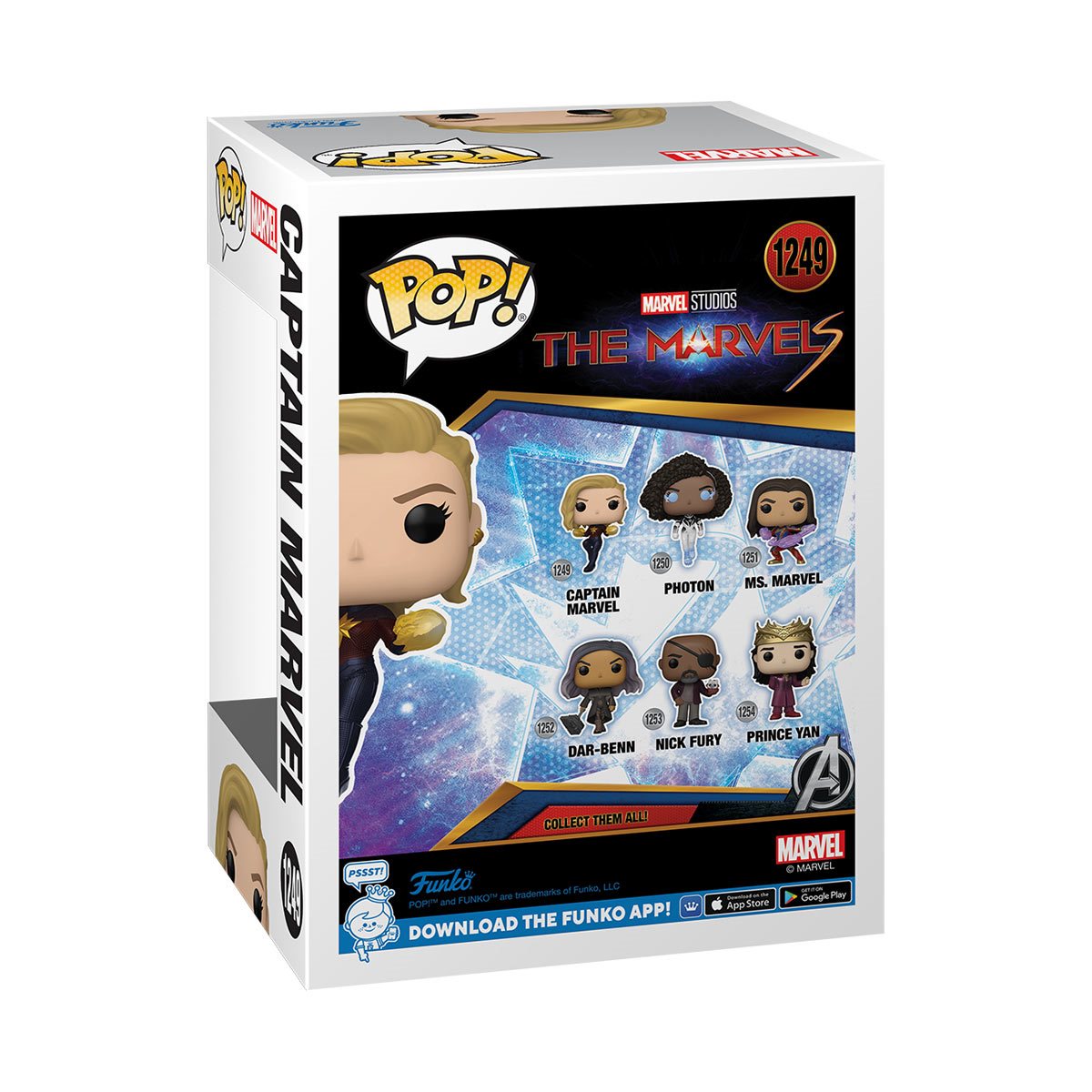The Marvels Captain Marvel Funko Pop! Vinyl Figure #1249 - Outer Limit Toys