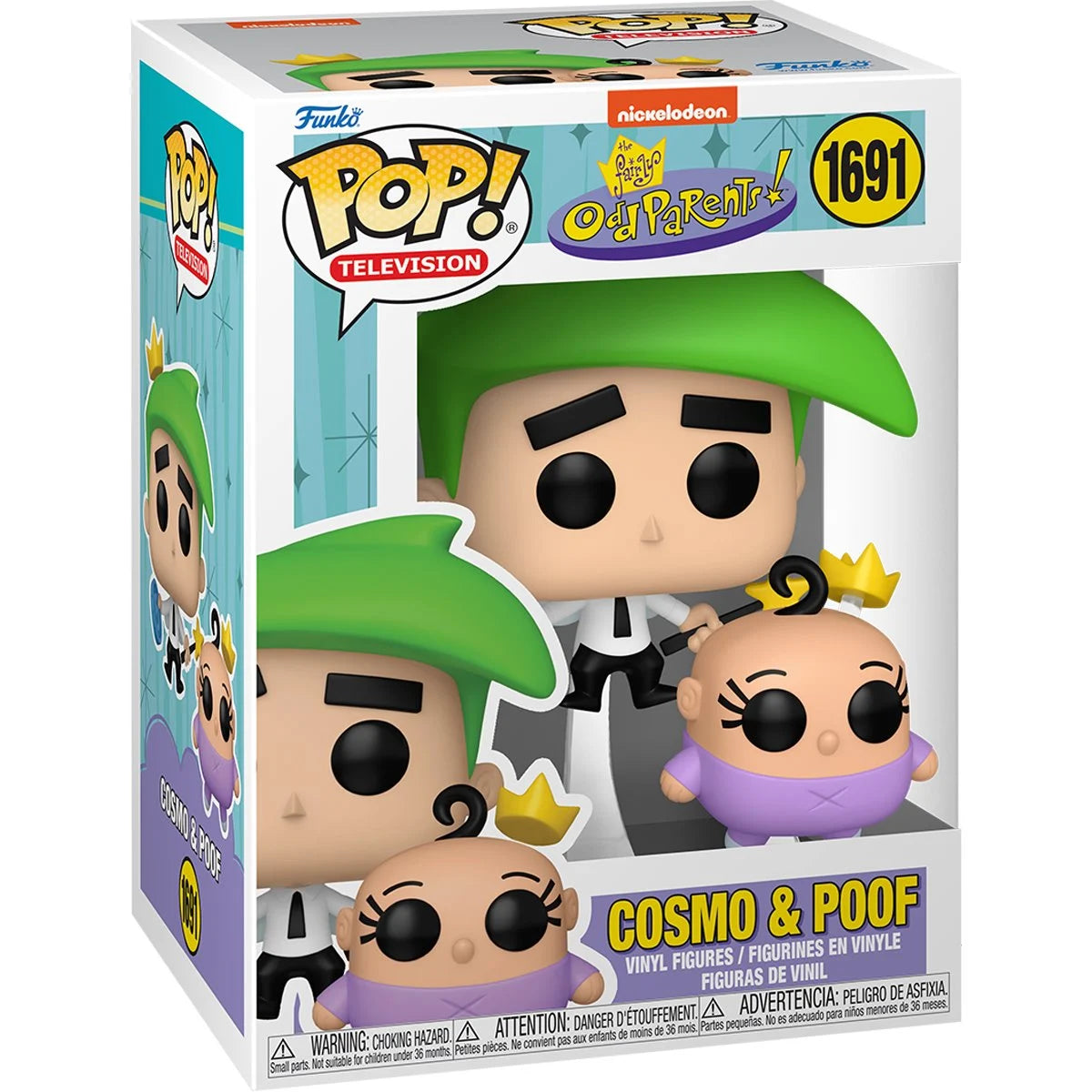 The Fairly OddParents Cosmo & Poof Funko Pop! Vinyl Figure and Buddy #1691