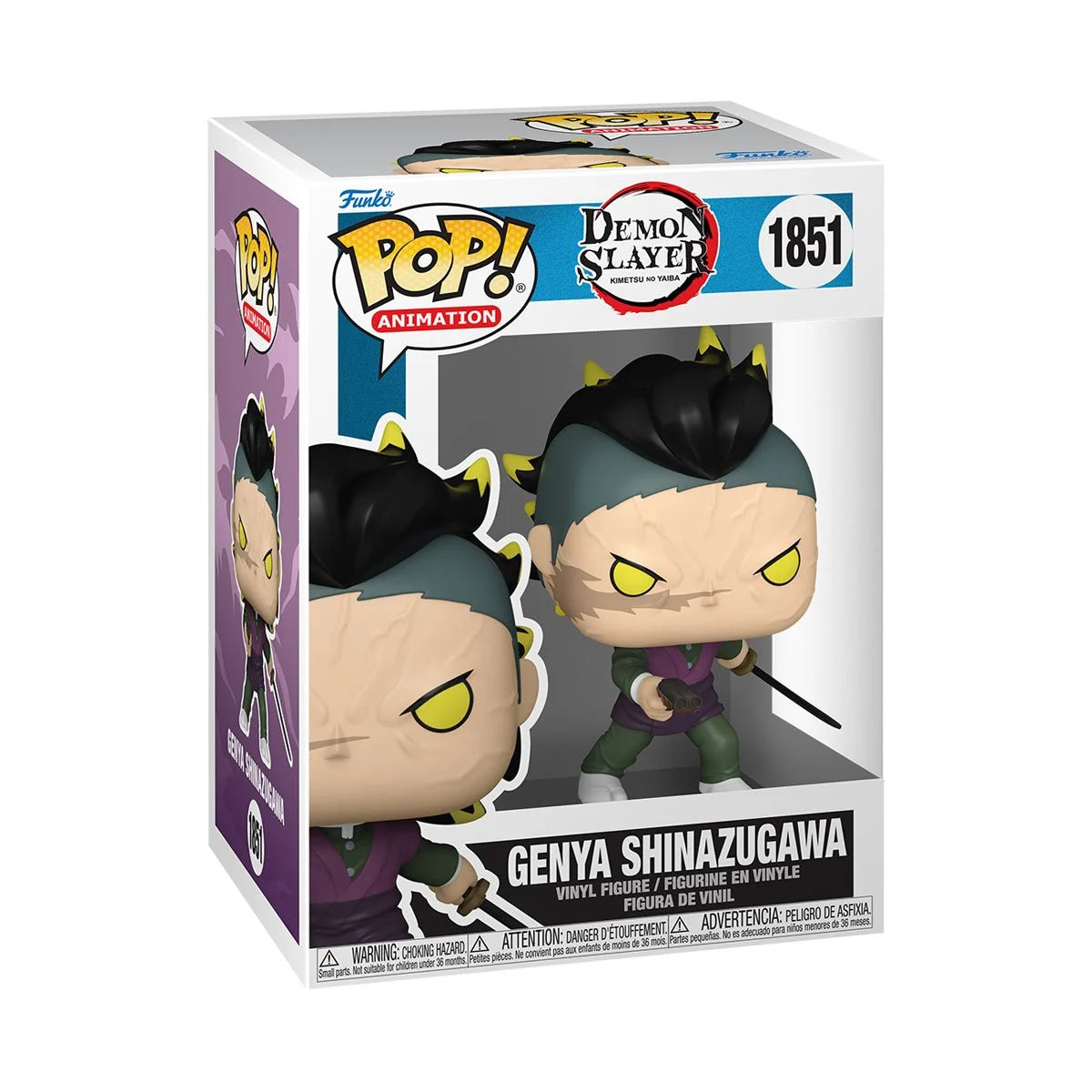 Demon Slayer Genya Shinazugawa (Demon Form) Funko Pop Vinyl Figure #1851 - Outer Limit Toys