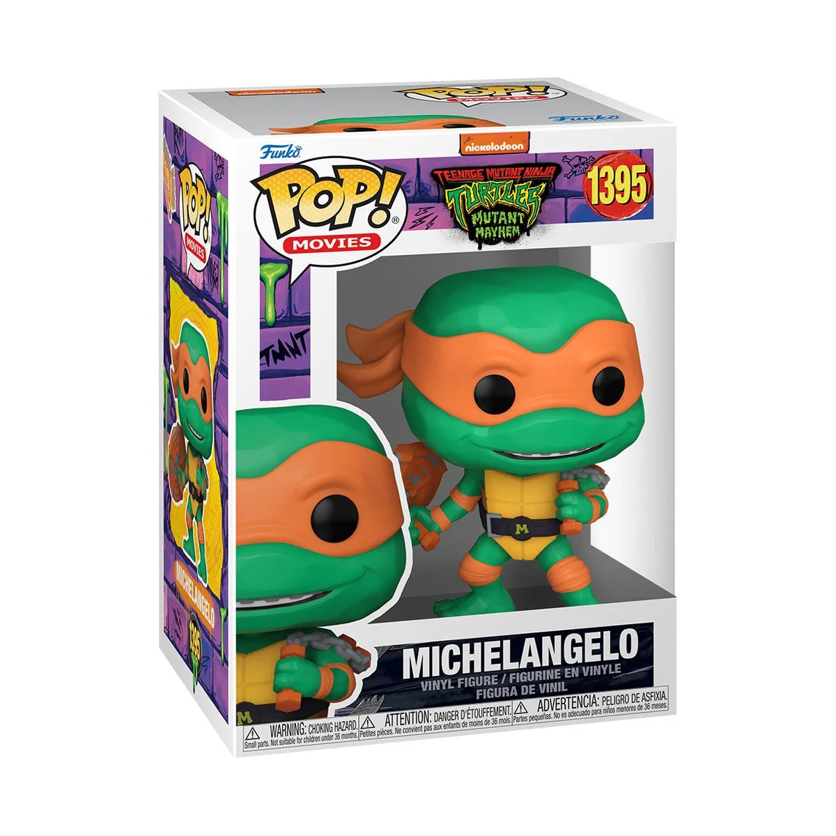 Teenage Mutant Ninja Turtles: Mutant Mayhem Michelangelo Funko Pop! Vinyl Figure #1395 - Outer Limit Toys