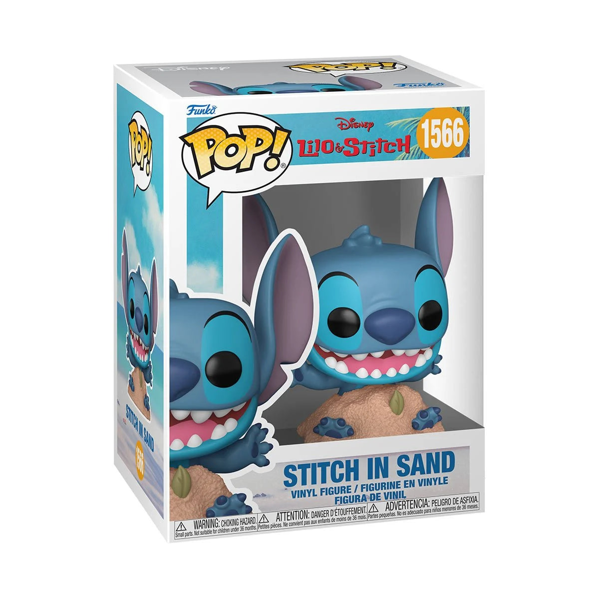 Lilo & Stitch Stitch in Sand Funko Pop! Vinyl Figure #1566 - Outer Limit Toys