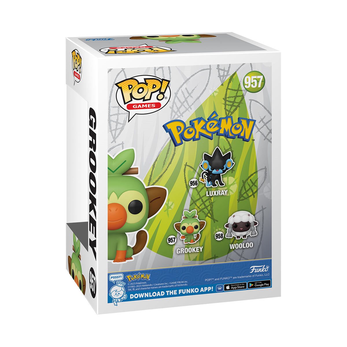 Pokemon Grookey Funko Pop! Vinyl Figure #957 - Outer Limit Toys