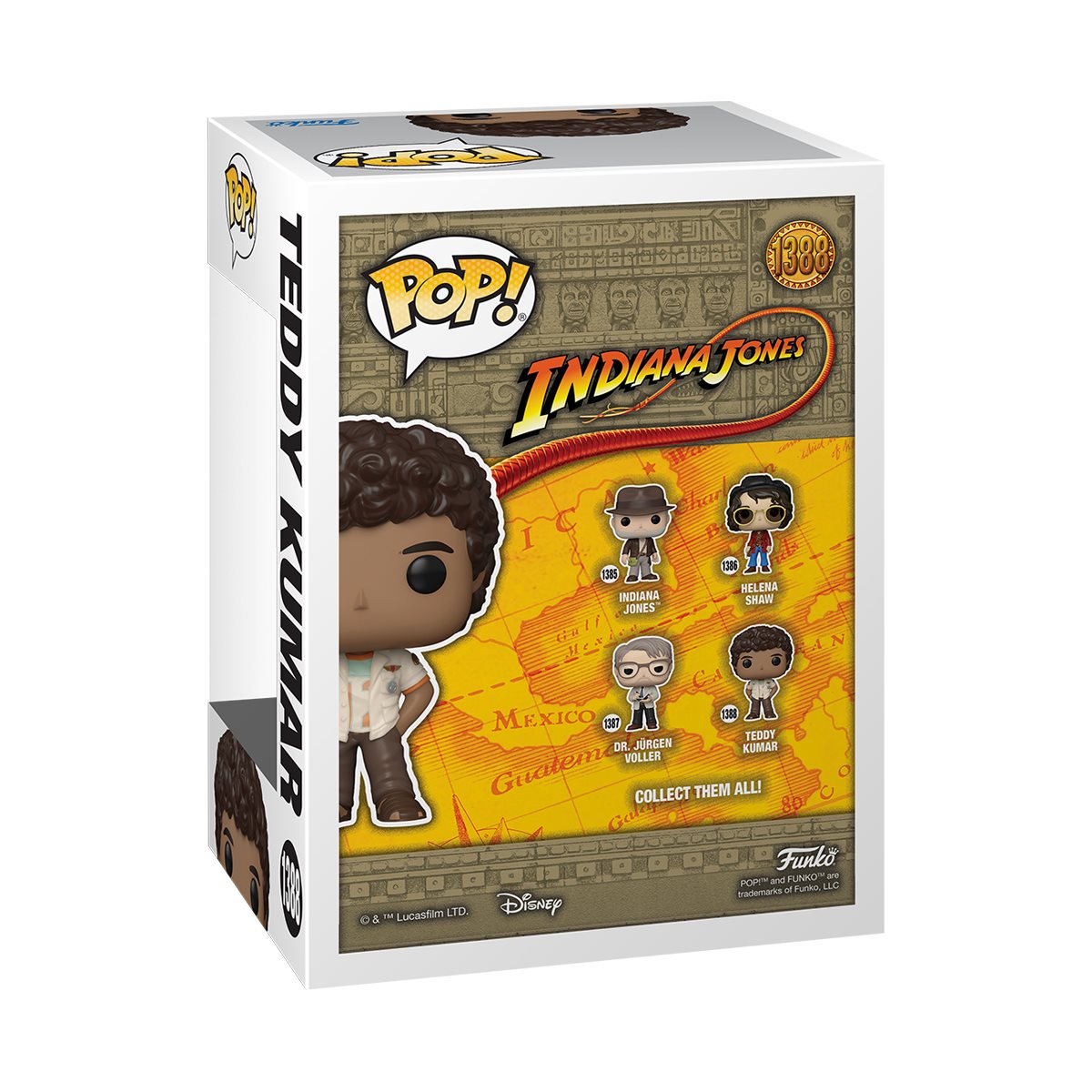 Indiana Jones and the Dial of Destiny Teddy Kumar #1388 Funko Pop! Vinyl Figure - Outer Limit Toys