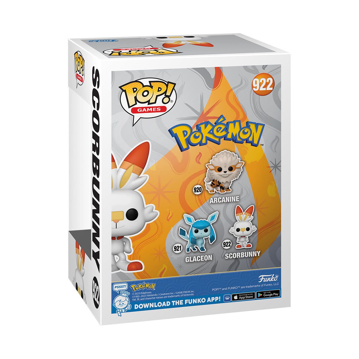 Pokemon Scorbunny Funko Pop! Vinyl Figure #922 - Outer Limit Toys