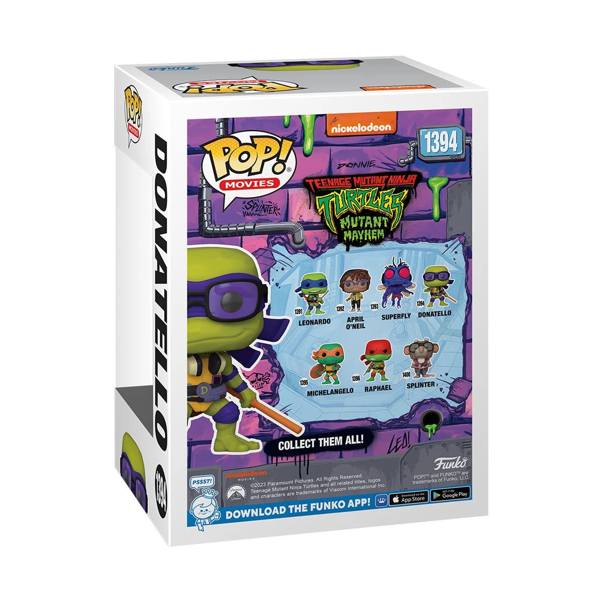 Teenage Mutant Ninja Turtles: Mutant Mayhem Donatello Funko Pop! Vinyl Figure #1394 - Outer Limit Toys