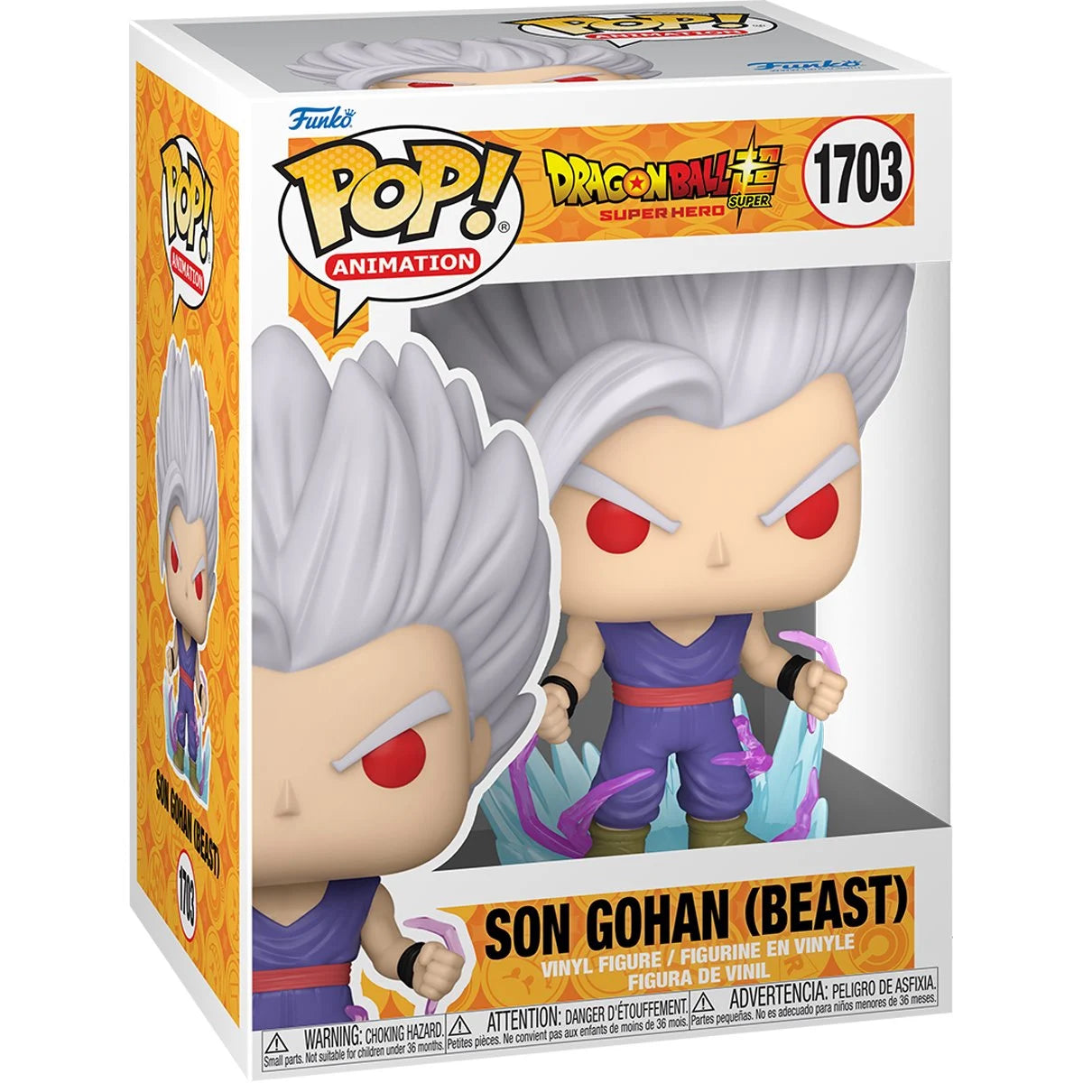 Dragon Ball Super: Super Hero Son Gohan (Beast) Funko Pop! Vinyl Figure #1703 - Outer Limit Toys