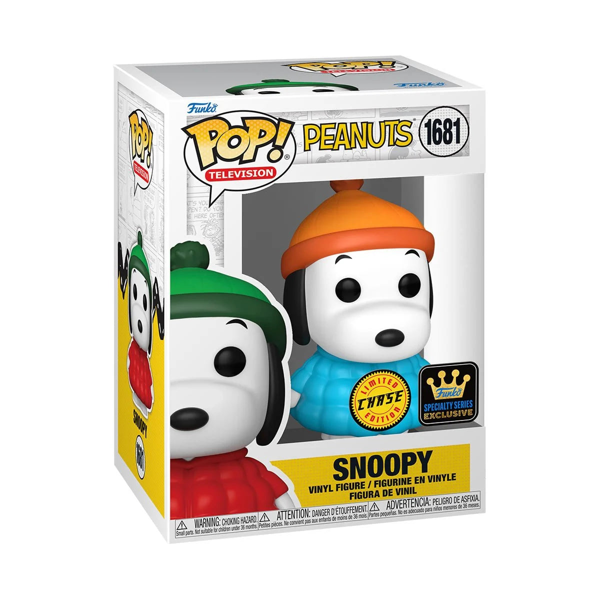 Peanuts Snoopy in Coat Funko Pop Vinyl Figure #1681 - Specialty Series - Outer Limit Toys