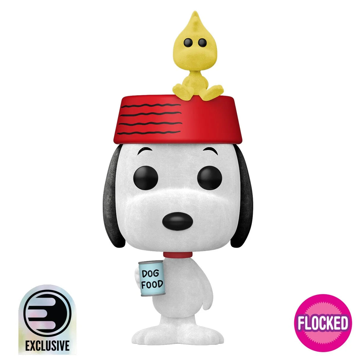 Peanuts Snoopy & Woodstock Flocked Funko Pop! Vinyl Figure #2096 - Entertainment Earth