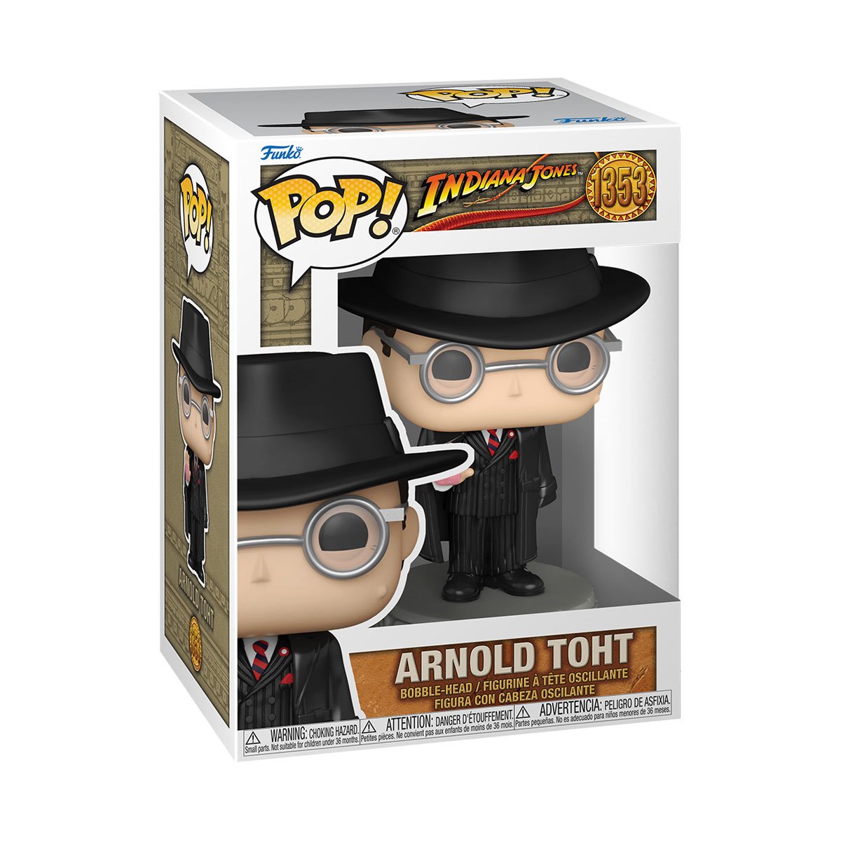 Indiana Jones and the Raiders of the Lost Ark Arnold Toht Pop! Vinyl Figure #1353 - Outer Limit Toys