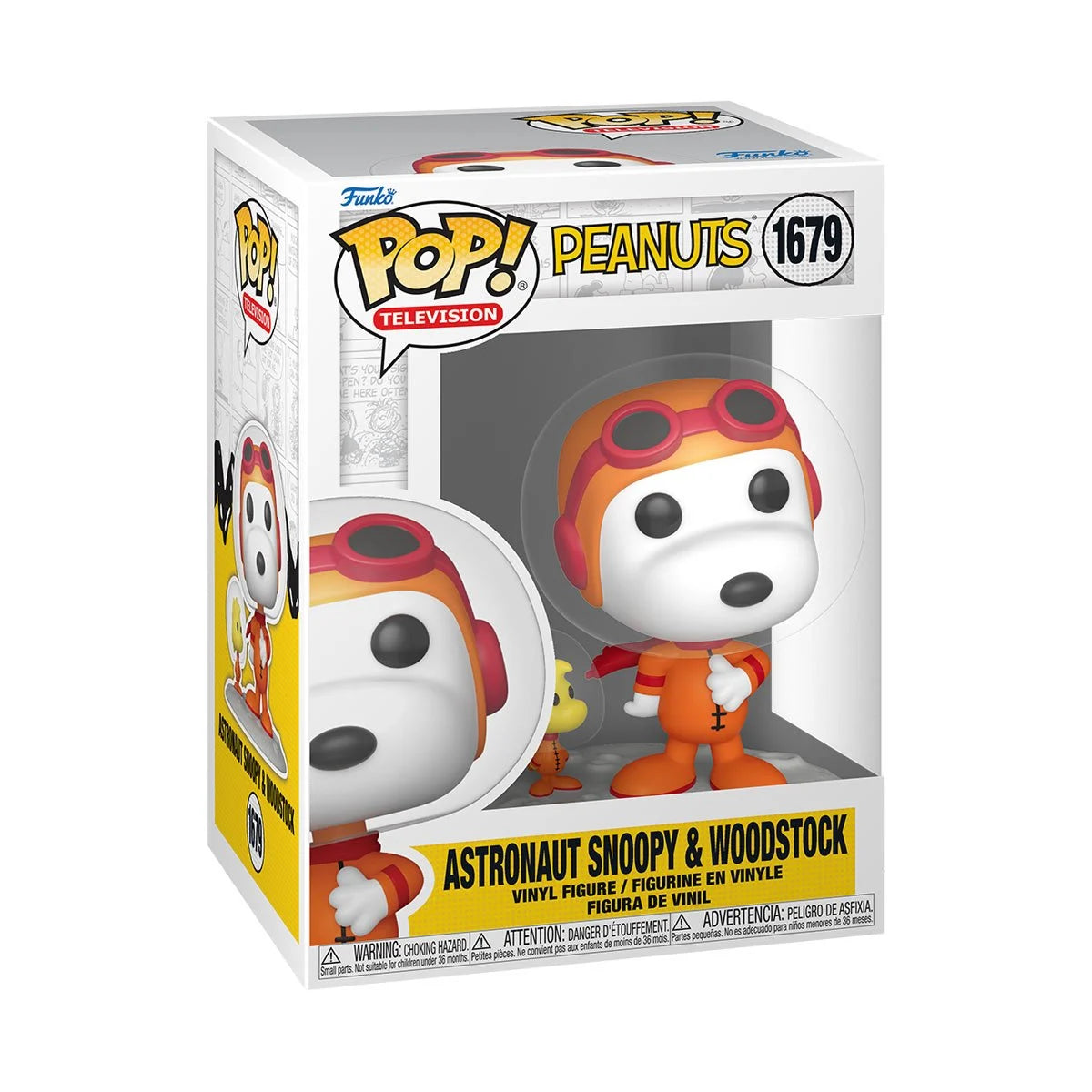 Peanuts Astronaut Snoopy & Woodstock Funko Pop Vinyl Figure #1679 - Outer Limit Toys