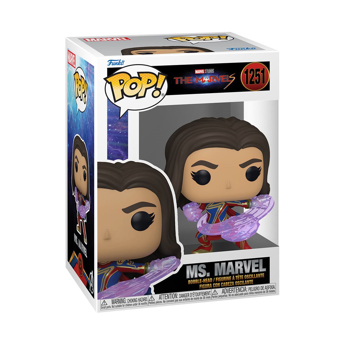 The Marvels Ms. Marvel Funko Pop! Vinyl Figure #1251 - Outer Limit Toys