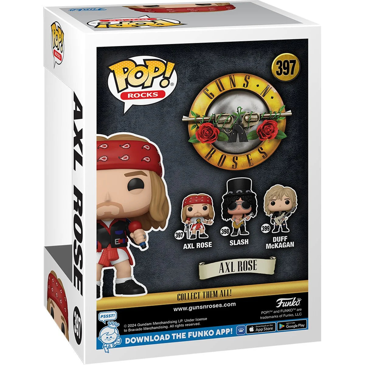 Guns N' Roses Axel Rose (1992) Funko Pop! Vinyl Figure #397 - Outer Limit Toys