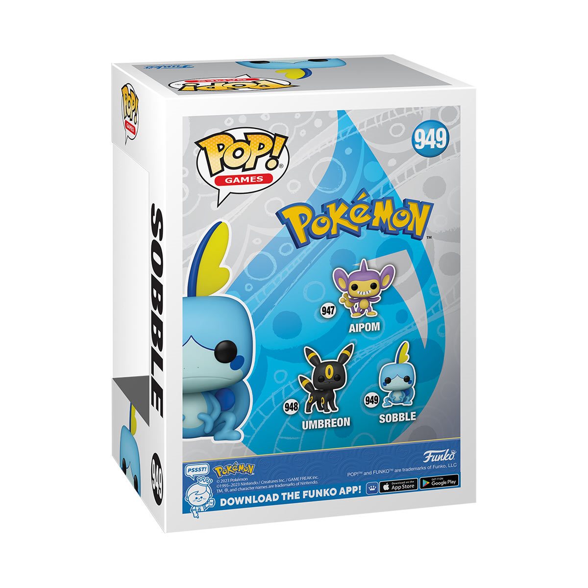 Pokemon Sobble Funko Pop! Vinyl Figure #949 - Outer Limit Toys