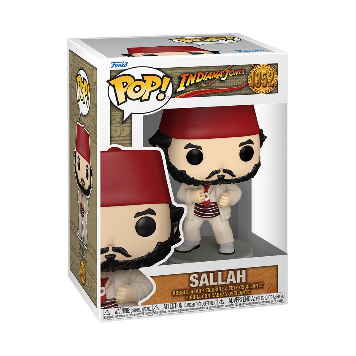 Indiana Jones and the Last Crusade Sallah Pop! Vinyl Figure #1352 - Outer Limit Toys