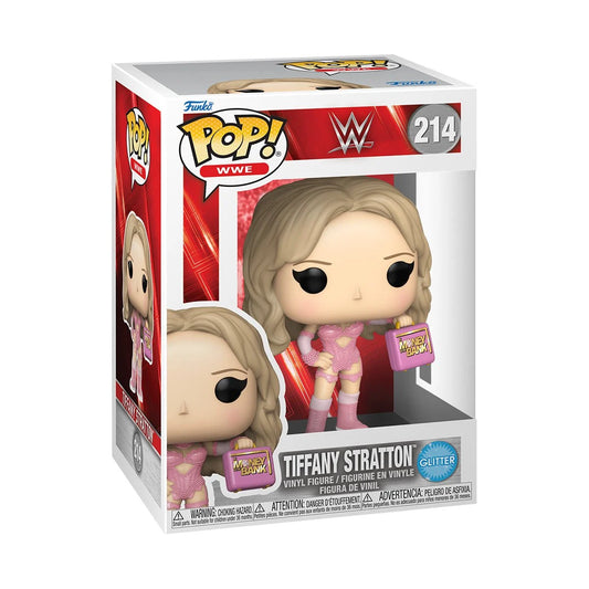 WWE Tiffany Stratton Money in the Bank Diamond Glitter Funko Pop! Vinyl Figure #214 - Outer Limit Toys