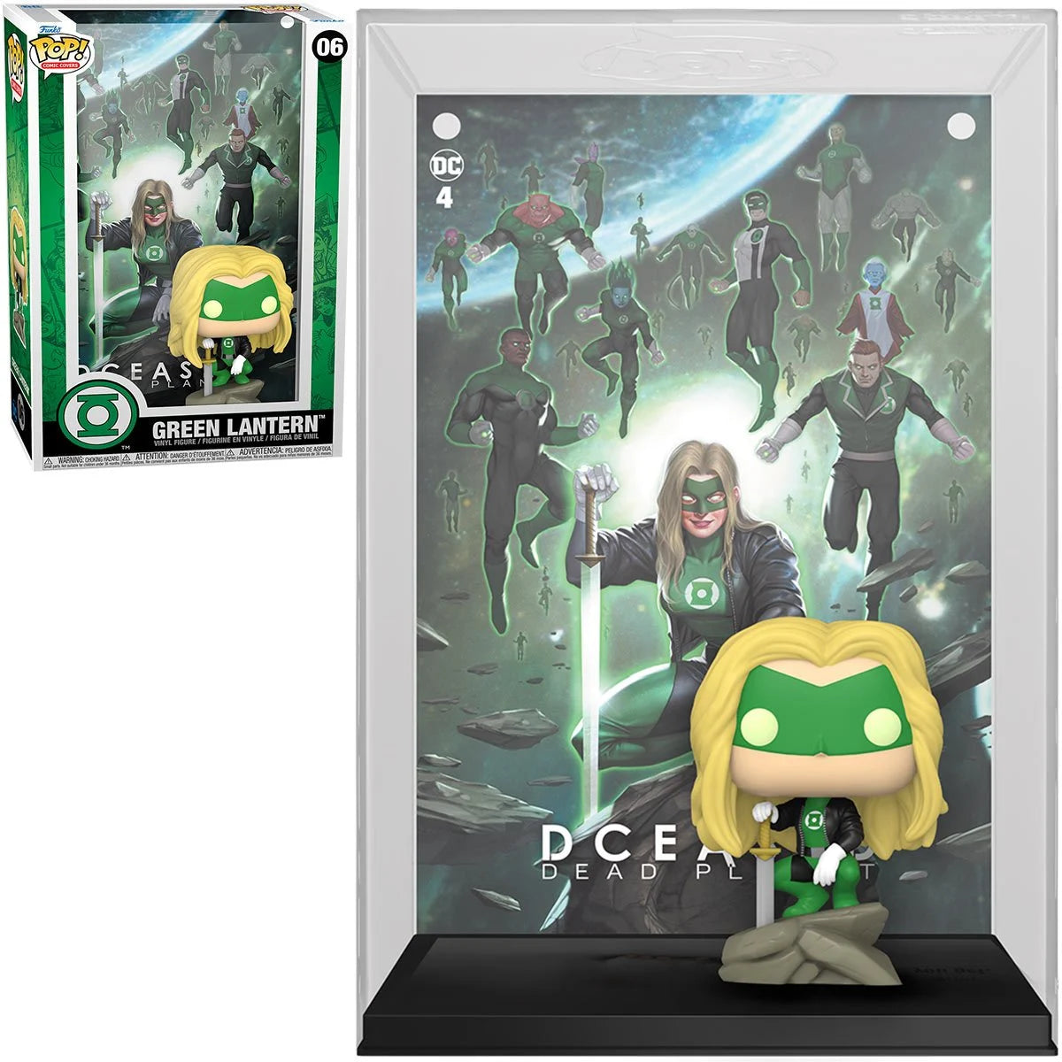 Green Lantern DCeased Pop! Comic Cover Figure with Case - Outer Limit Toys