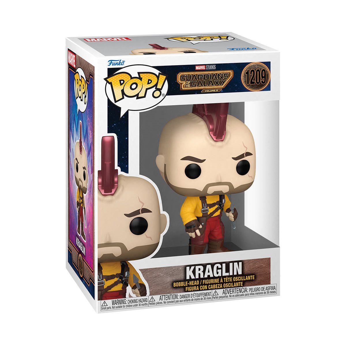Guardians of the Galaxy Volume 3 Kraglin Pop! Vinyl Figure - Outer Limit Toys