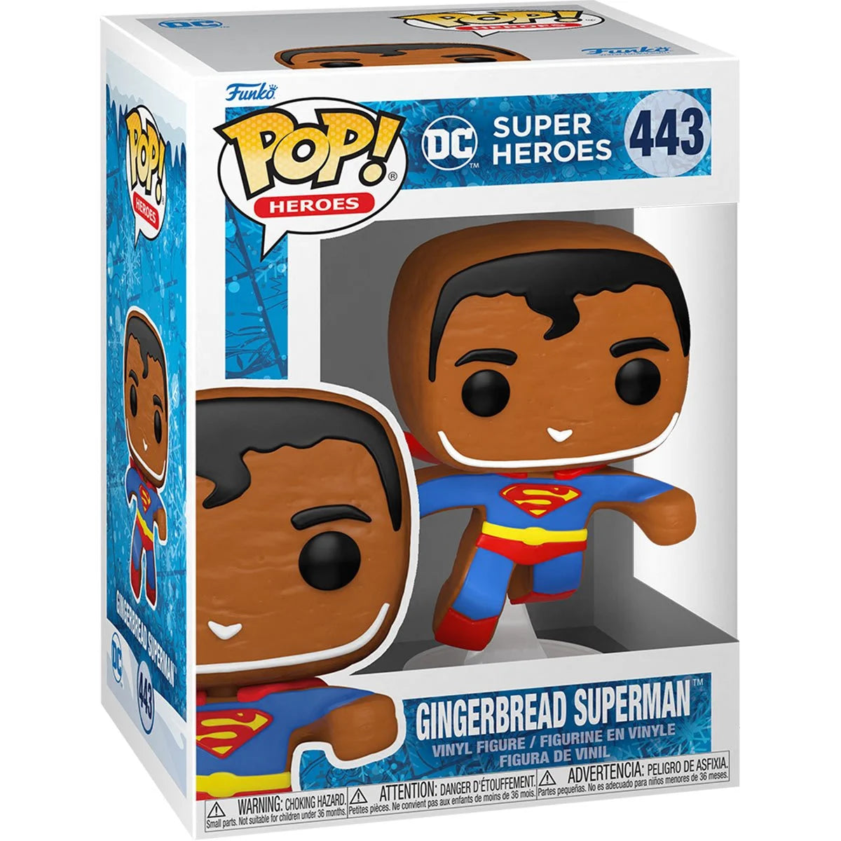 DC Comics Super Heroes Gingerbread Superman Pop! Vinyl Figure - Outer Limit Toys