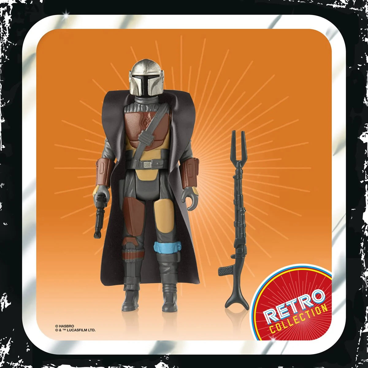 Star Wars The Retro Collection The Mandalorian 3 3/4-Inch Scale Action Figure - Outer Limit Toys