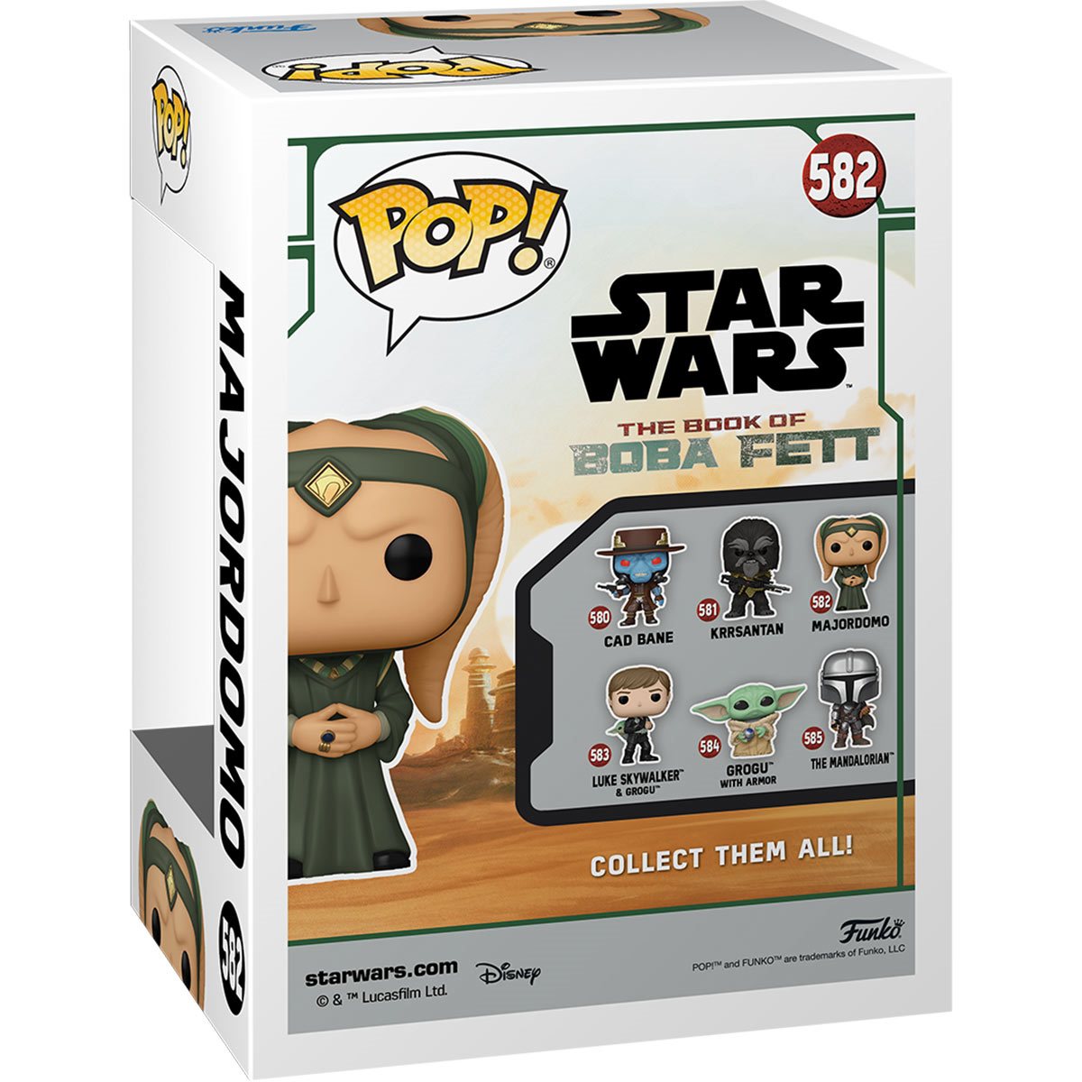 Star Wars: Book of Boba Fett Majordomo Pop! Vinyl Figure - Outer Limit Toys