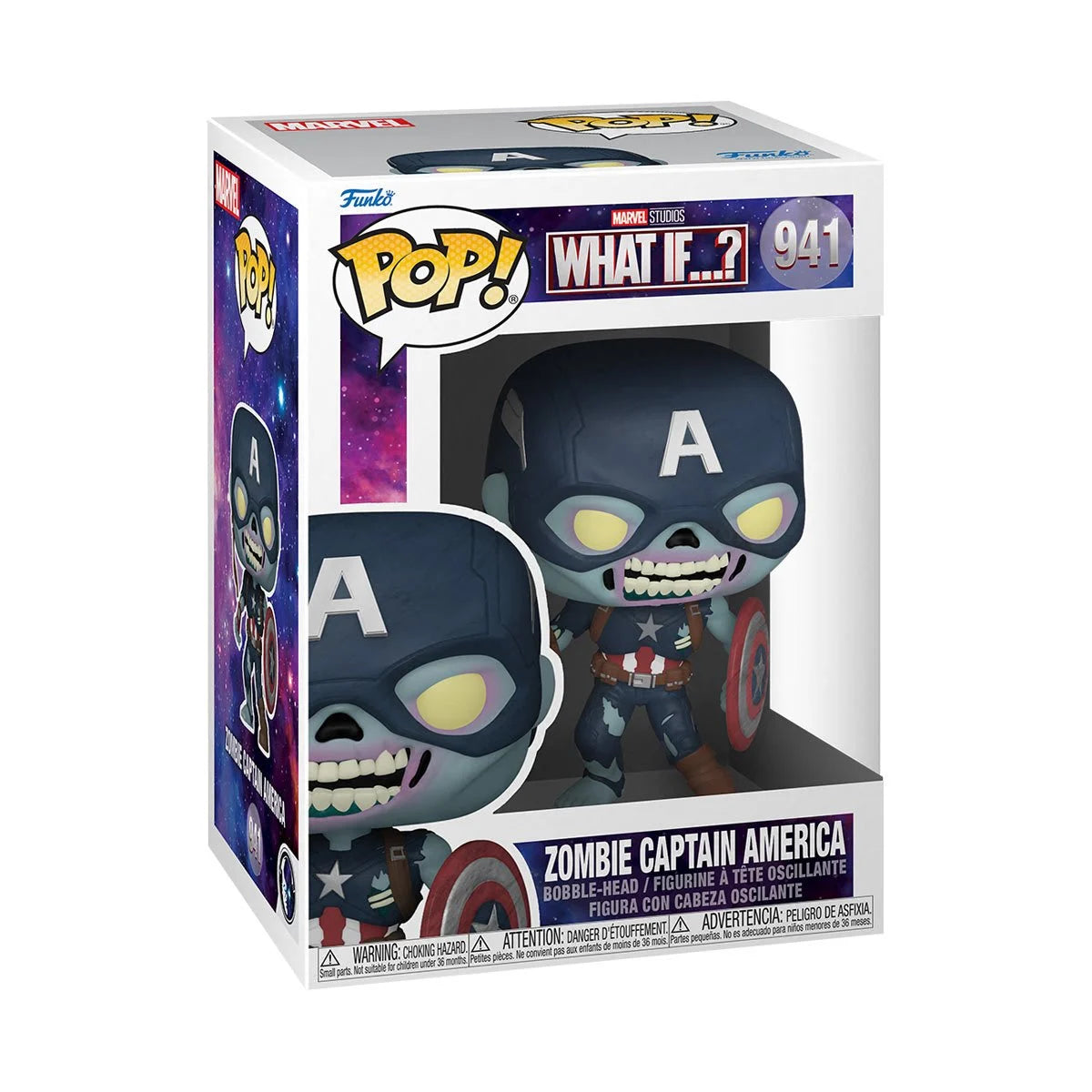 Marvel's What If Zombie Captain America Pop! Vinyl Figure - Outer Limit Toys