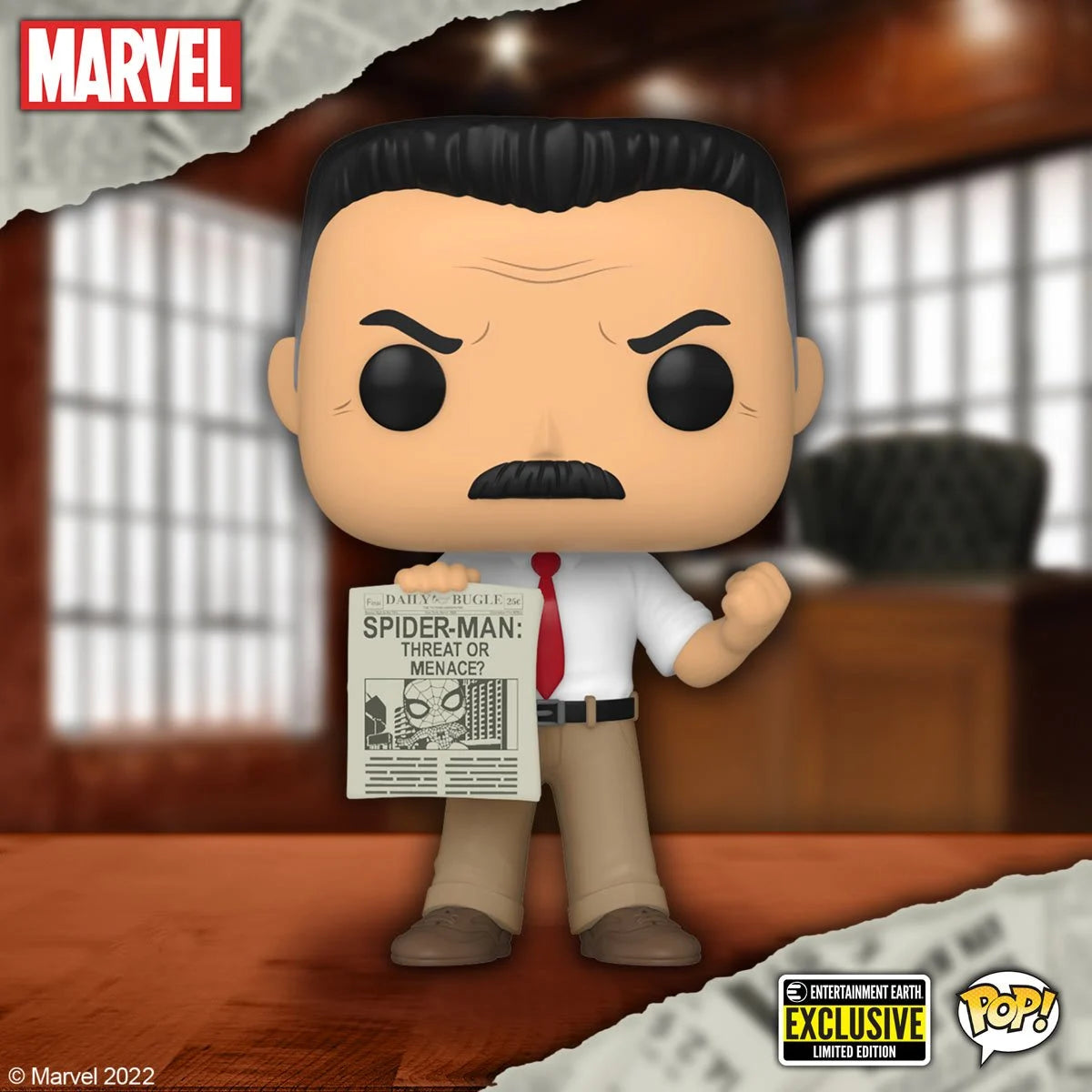 Spider-Man J. Jonah Jameson Pop! Vinyl Figure - Entertainment Earth Exclusive - Outer Limit Toys