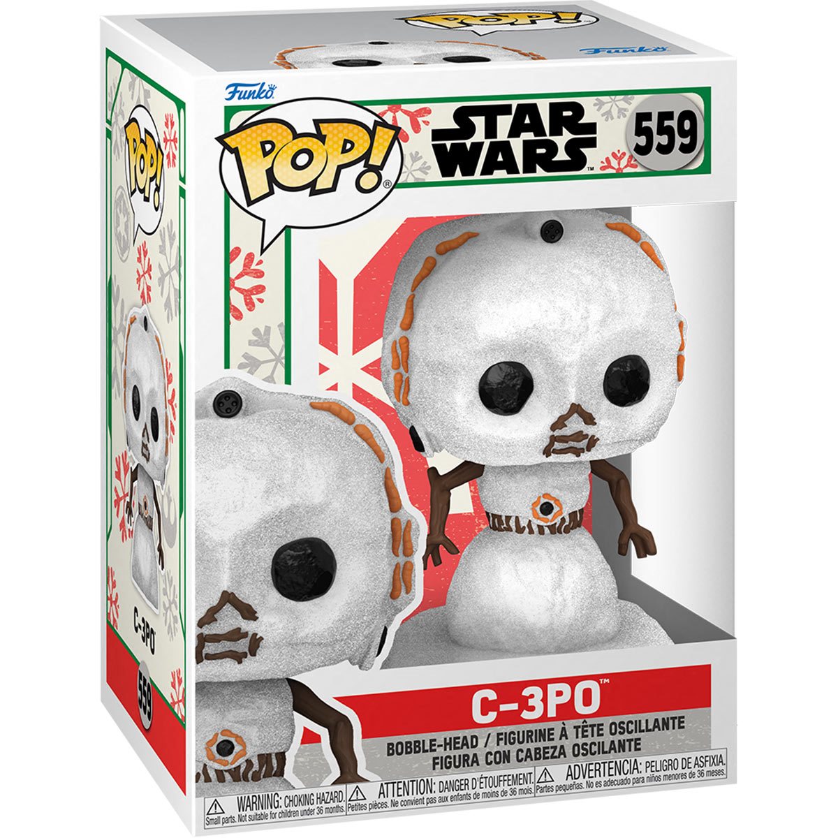 Star Wars Holiday C-3PO Snowman Pop! Vinyl Figure - Outer Limit Toys