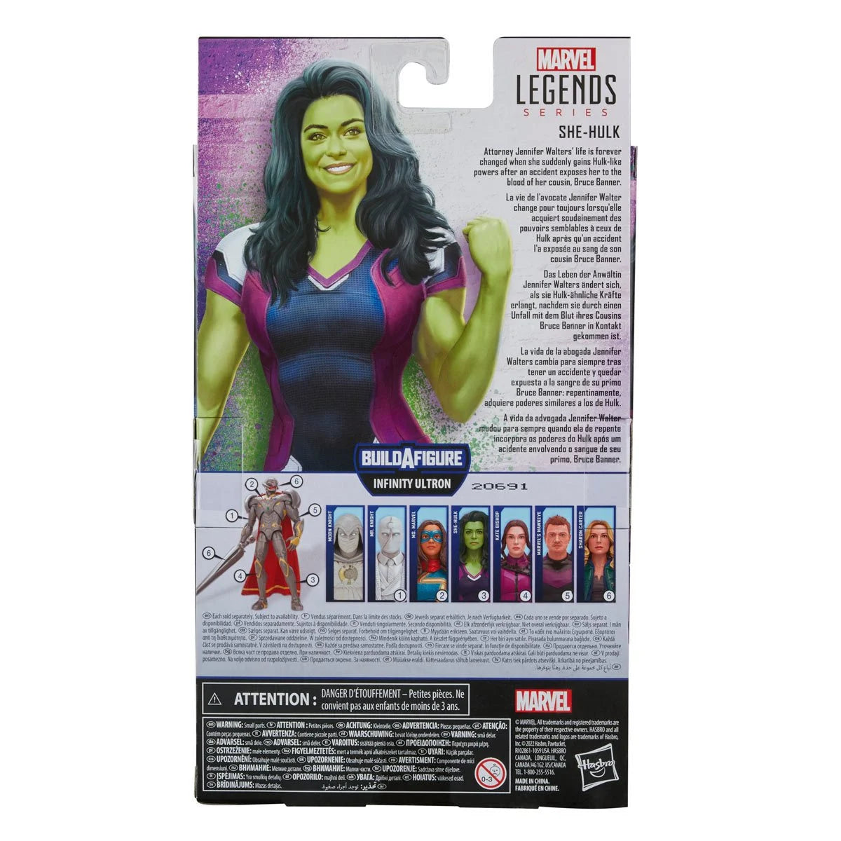 Avengers 2022 Marvel Legends She-Hulk 6-Inch Action Figure - Outer Limit Toys