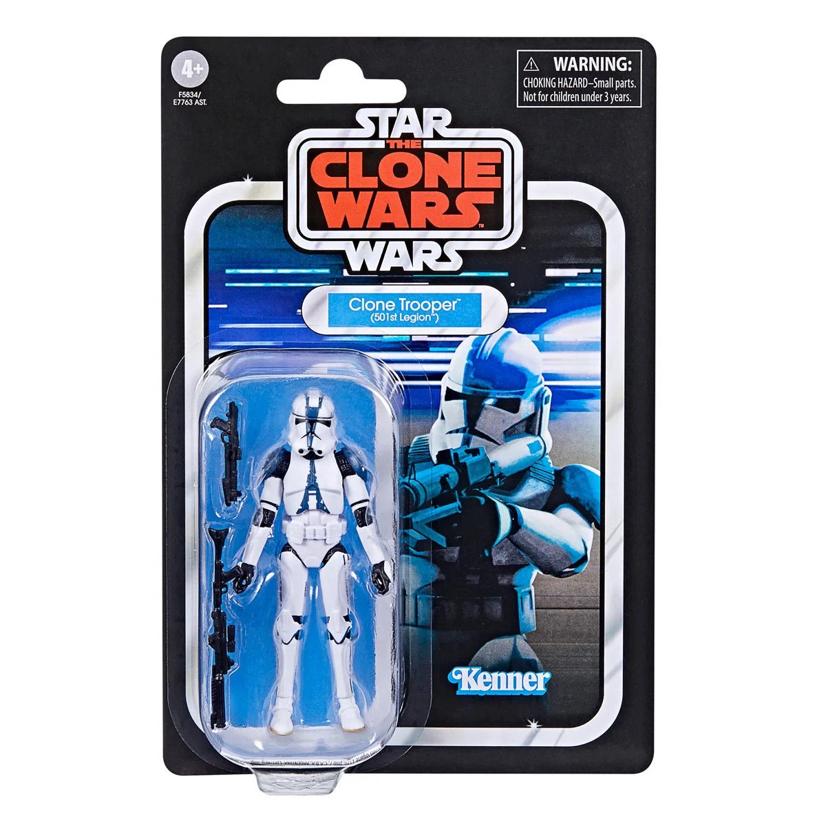 Star Wars The Vintage Collection Clone Trooper (501st Legion) 3 3/4-Inch Action Figure - Outer Limit Toys