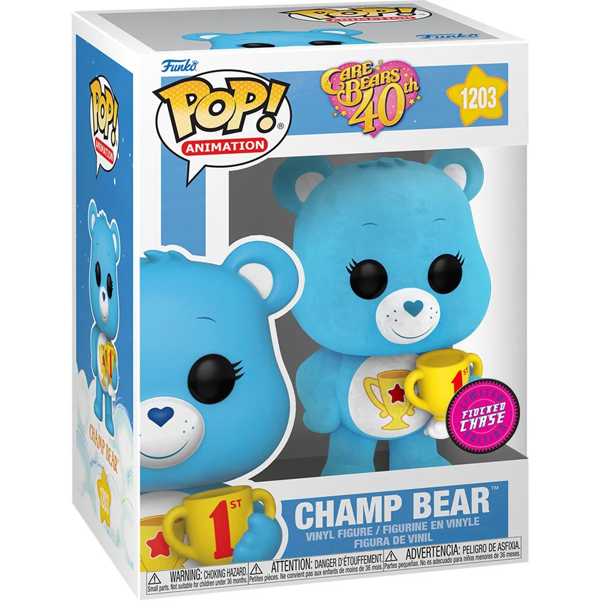 Care Bears 40th Anniversary Champ Bear Pop! Vinyl Figure - Outer Limit Toys