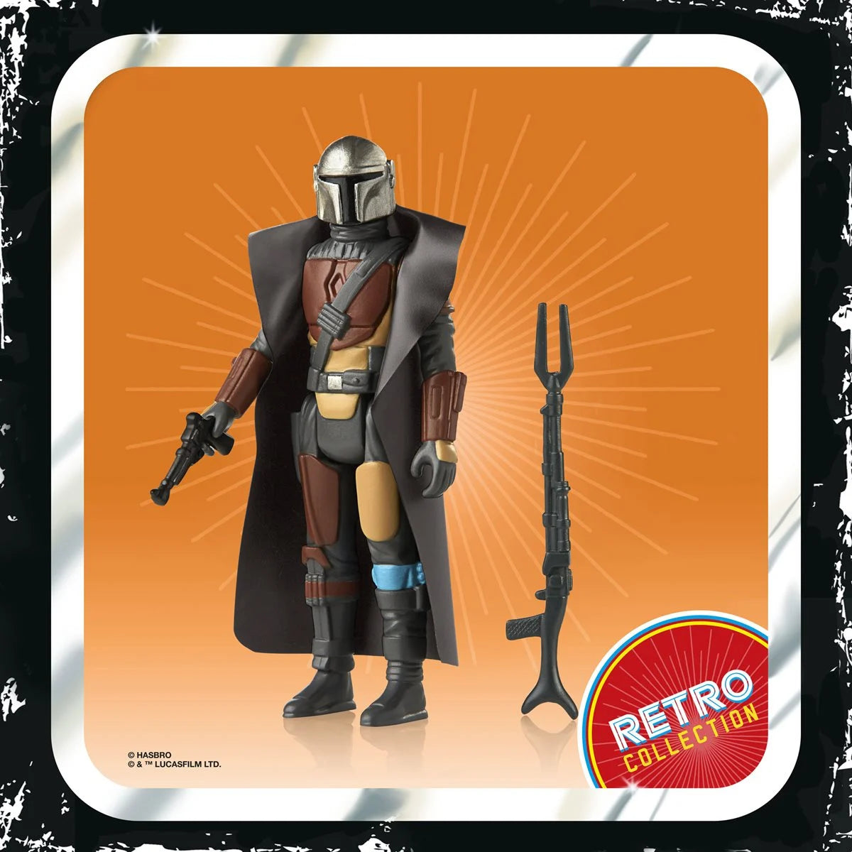 Star Wars The Retro Collection The Mandalorian 3 3/4-Inch Scale Action Figure - Outer Limit Toys