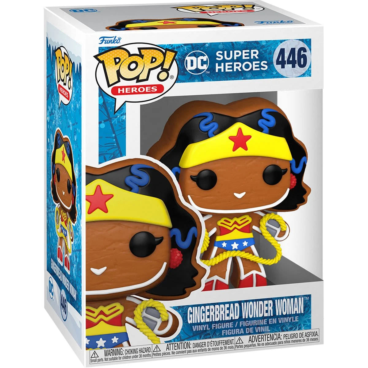 DC Comics Super Heroes Gingerbread Wonder Woman Pop! Vinyl Figure - Outer Limit Toys