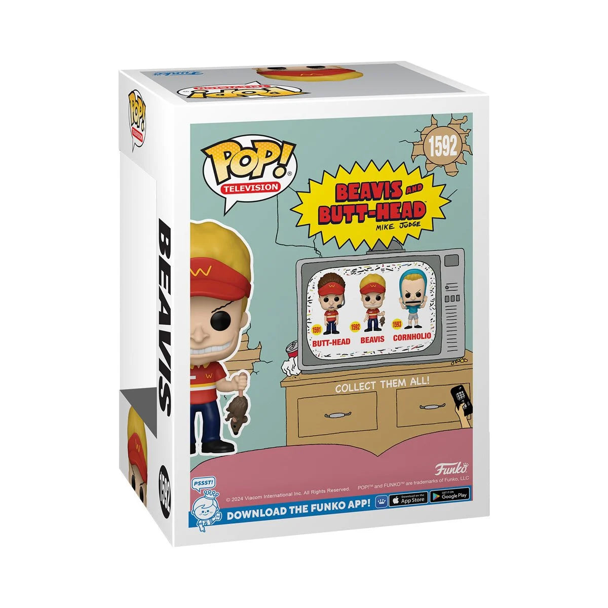 Beavis and Butt-Head Beavis Funko Pop! Vinyl Figure #1592 - Outer Limit Toys