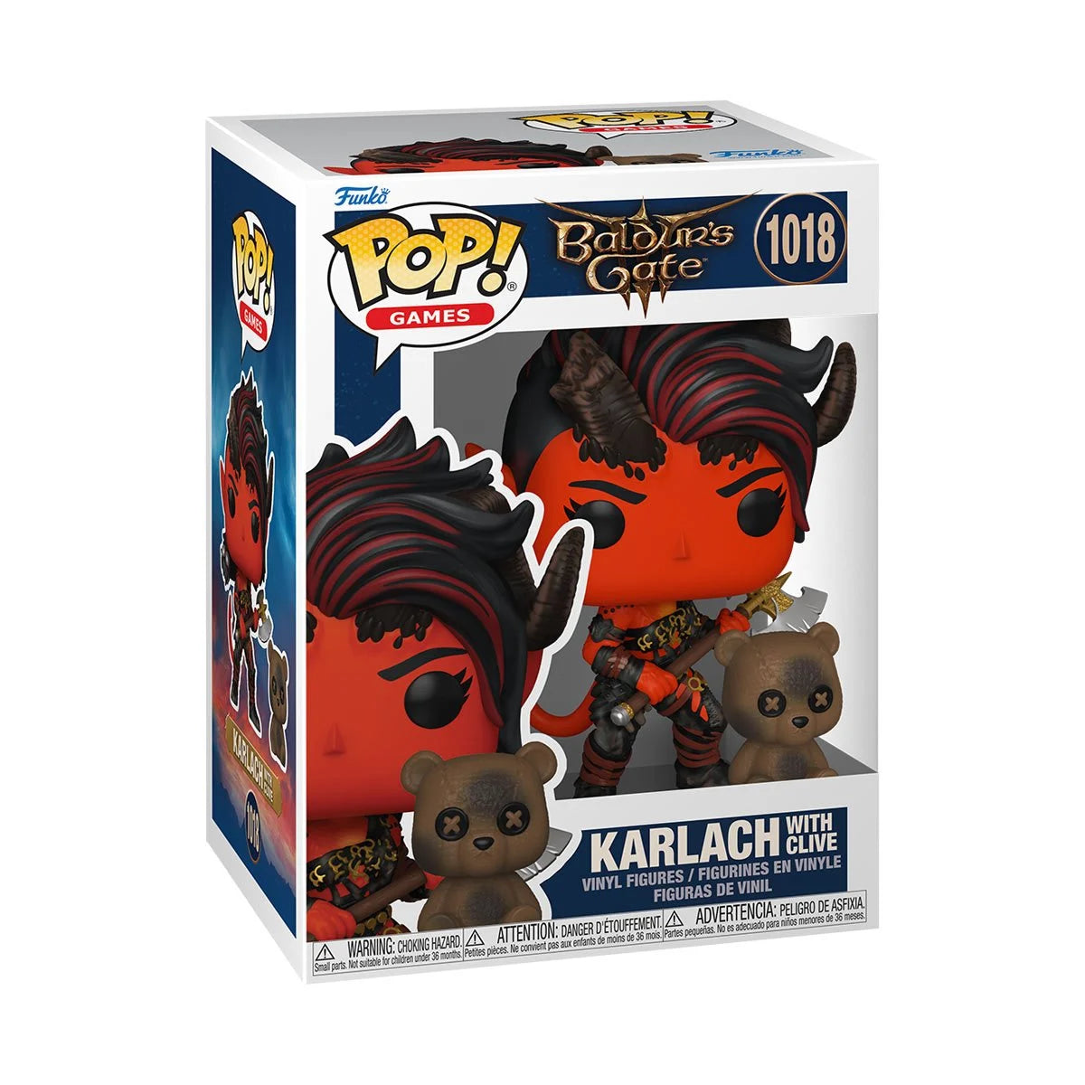 Baldur's Gate 3 Karlach with Clive Funko Pop! Vinyl Figure and Buddy #1018 - Outer Limit Toys
