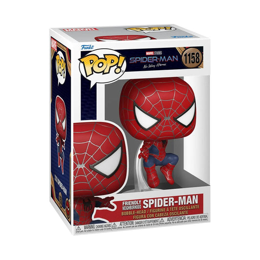 Spider-Man: No Way Home Friendly Neighborhood Spider-Man Leaping Funko Pop! Vinyl Figure #1158