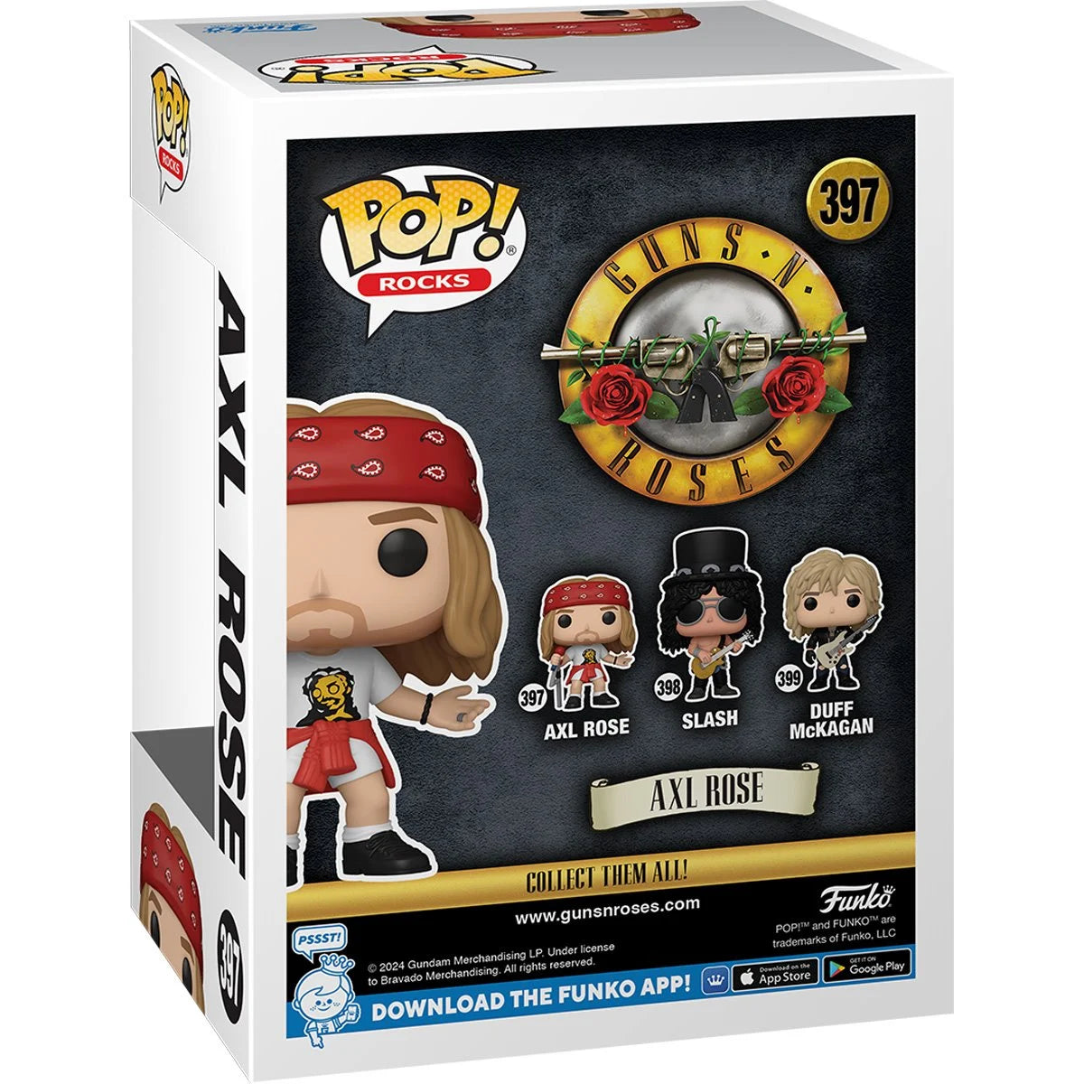 Funko Pop! Rocks: Guns N' Roses - Axl Rose (1992) #397 Funko Pop! Rocks: Guns N' Roses - Axl Rose (1992) #397