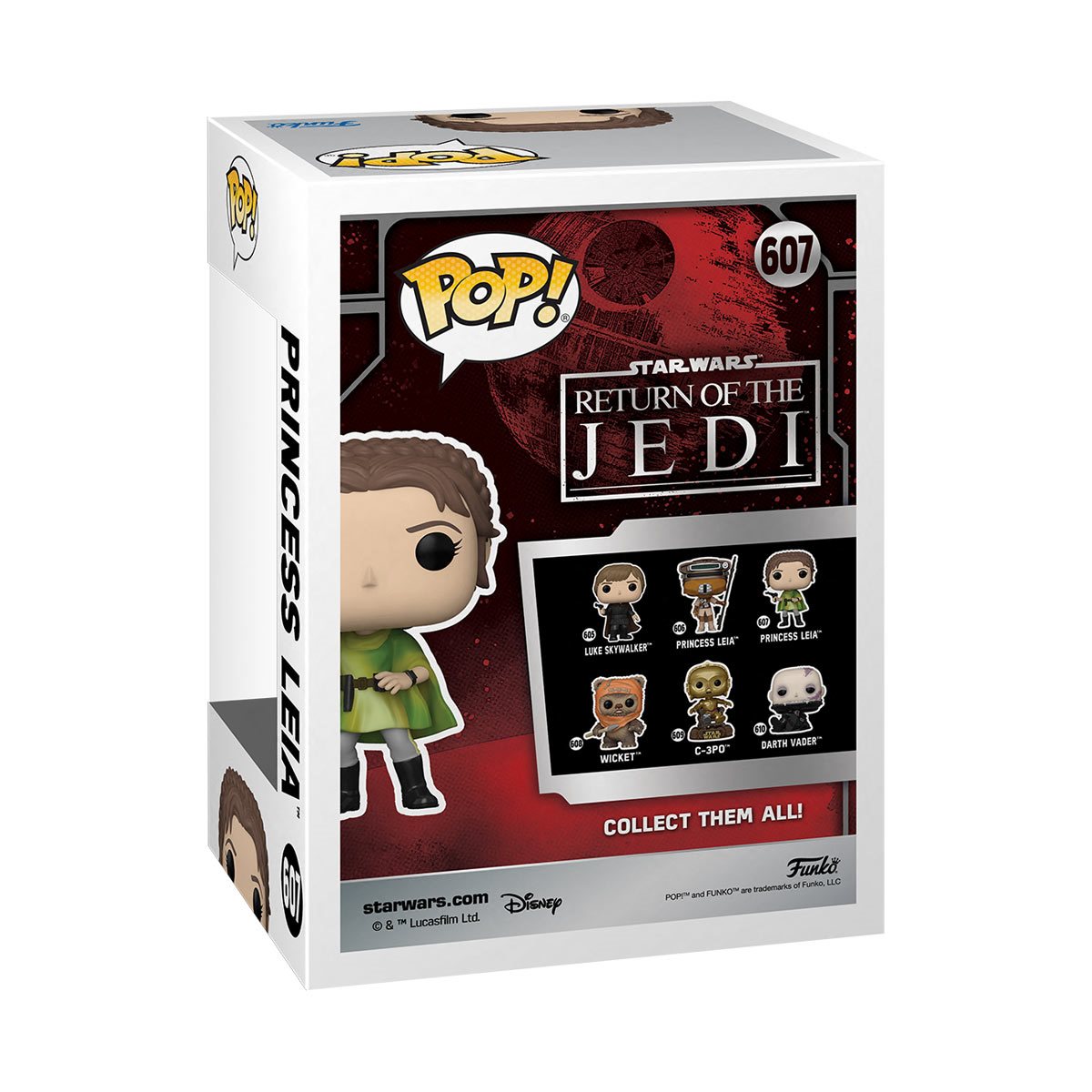 Star Wars: Return of the Jedi 40th Anniversary Princess Leia (Endor) Funko Pop! Vinyl Figure #607 - Outer Limit Toys