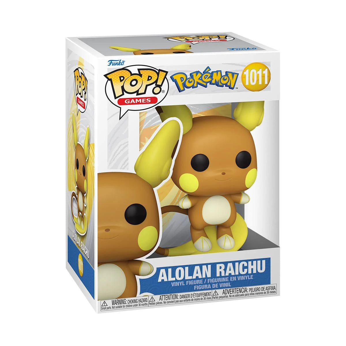 Pokemon Alolan Raichu Funko Pop! Vinyl Figure #1011 - Outer Limit Toys