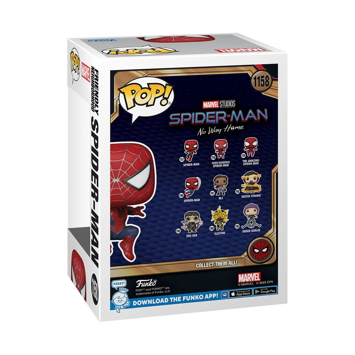 Spider-Man: No Way Home Friendly Neighborhood Spider-Man Leaping Funko Pop! Vinyl Figure #1158
