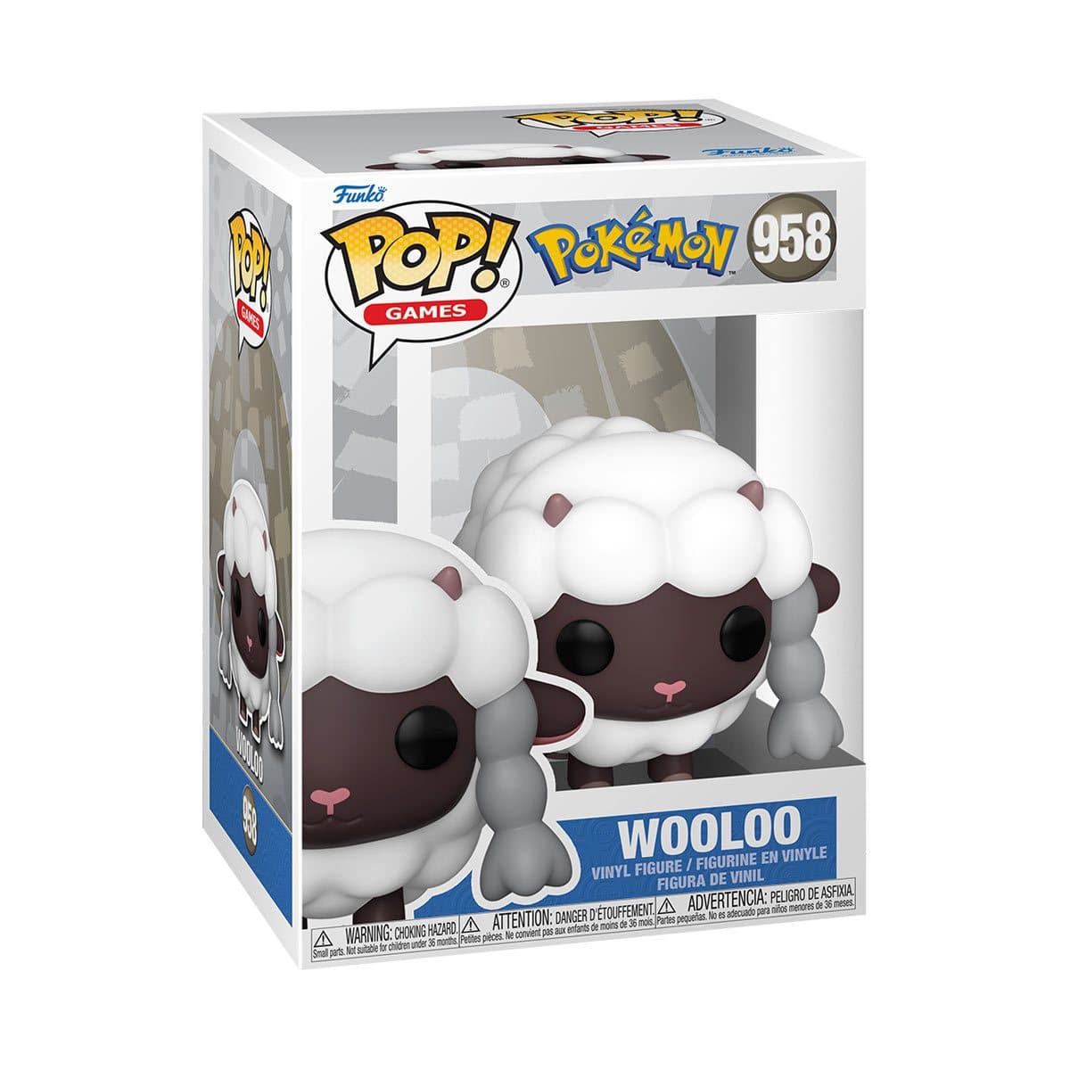 Pokemon Wooloo Funko Pop! Vinyl Figure #958 - Outer Limit Toys
