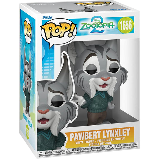 Zootopia 2 Pawbert Lynxley Funko Pop! Vinyl Figure #1656