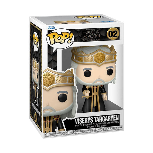 Funko Pop! TV: House of the Dragon - Viserys Targaryen Vinyl Figure - Outer Limit Toys