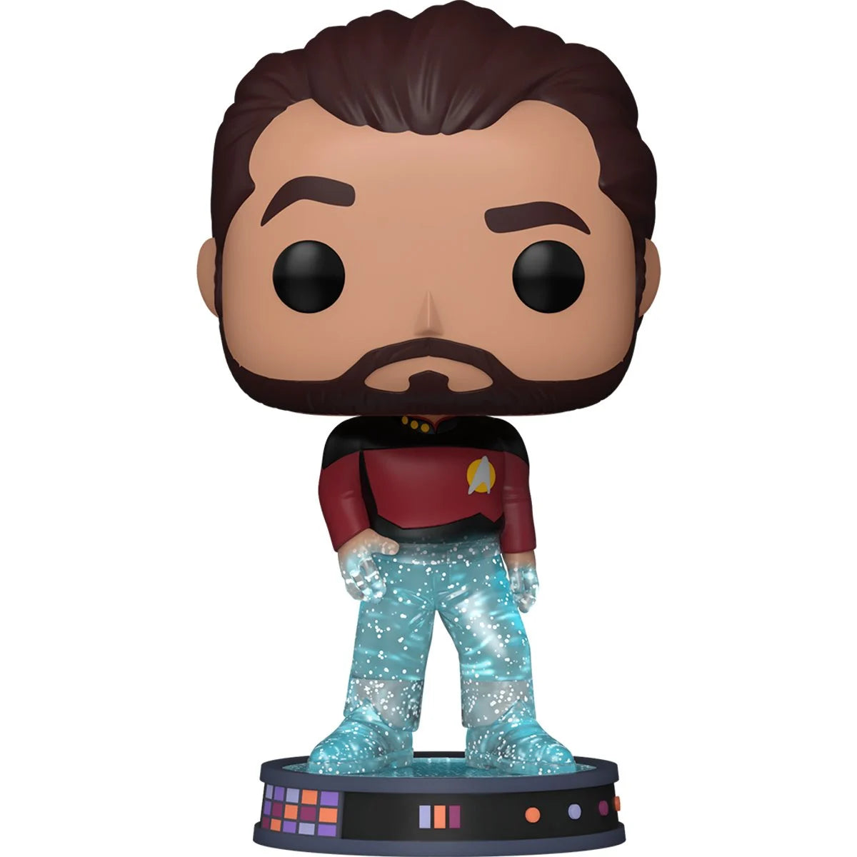 Star Trek Transporter William T. Riker Glitter Funko Pop! Vinyl Figure Plus #1688 - Outer Limit Toys