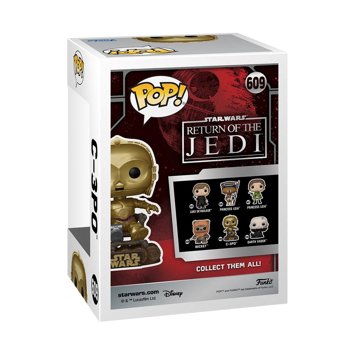 Star Wars: Return of the Jedi 40th Anniversary C-3P0 in Chair Funko Pop! Vinyl Figure #609 - Outer Limit Toys