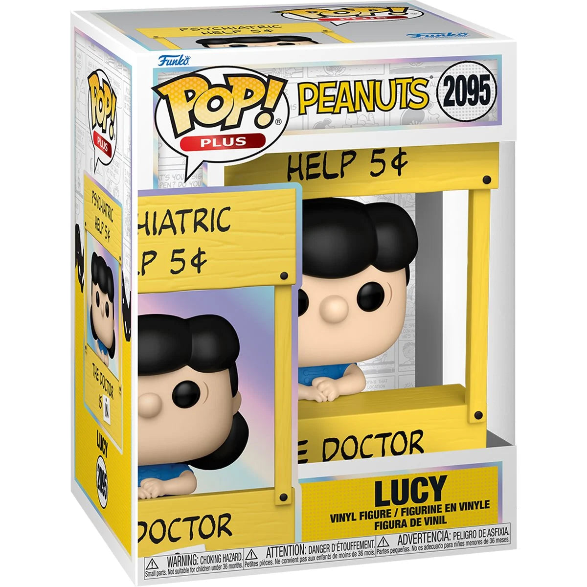 Peanuts Lucy with Doctor Stand Funko Pop! Vinyl Figure Plus #2095